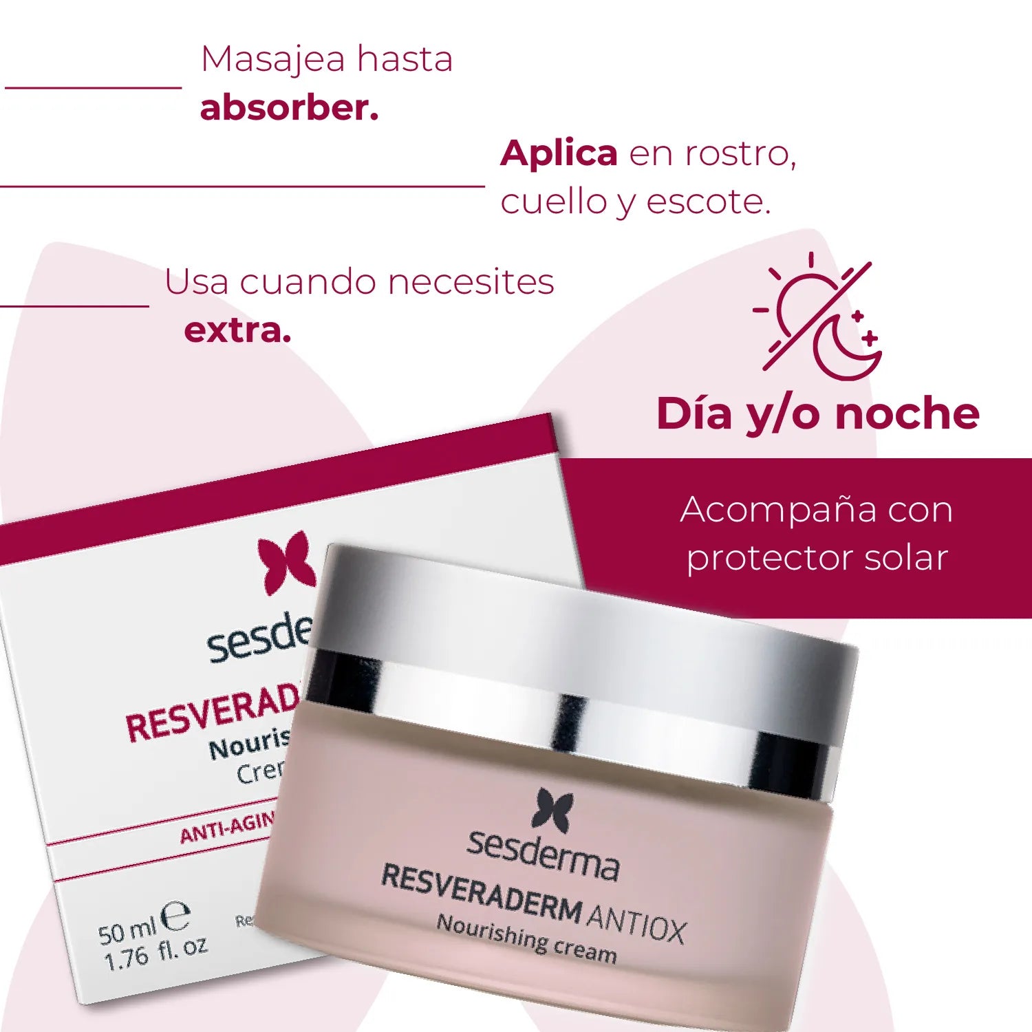 Sesderma Resveraderm Antiox Crema Nutritiva x50ml