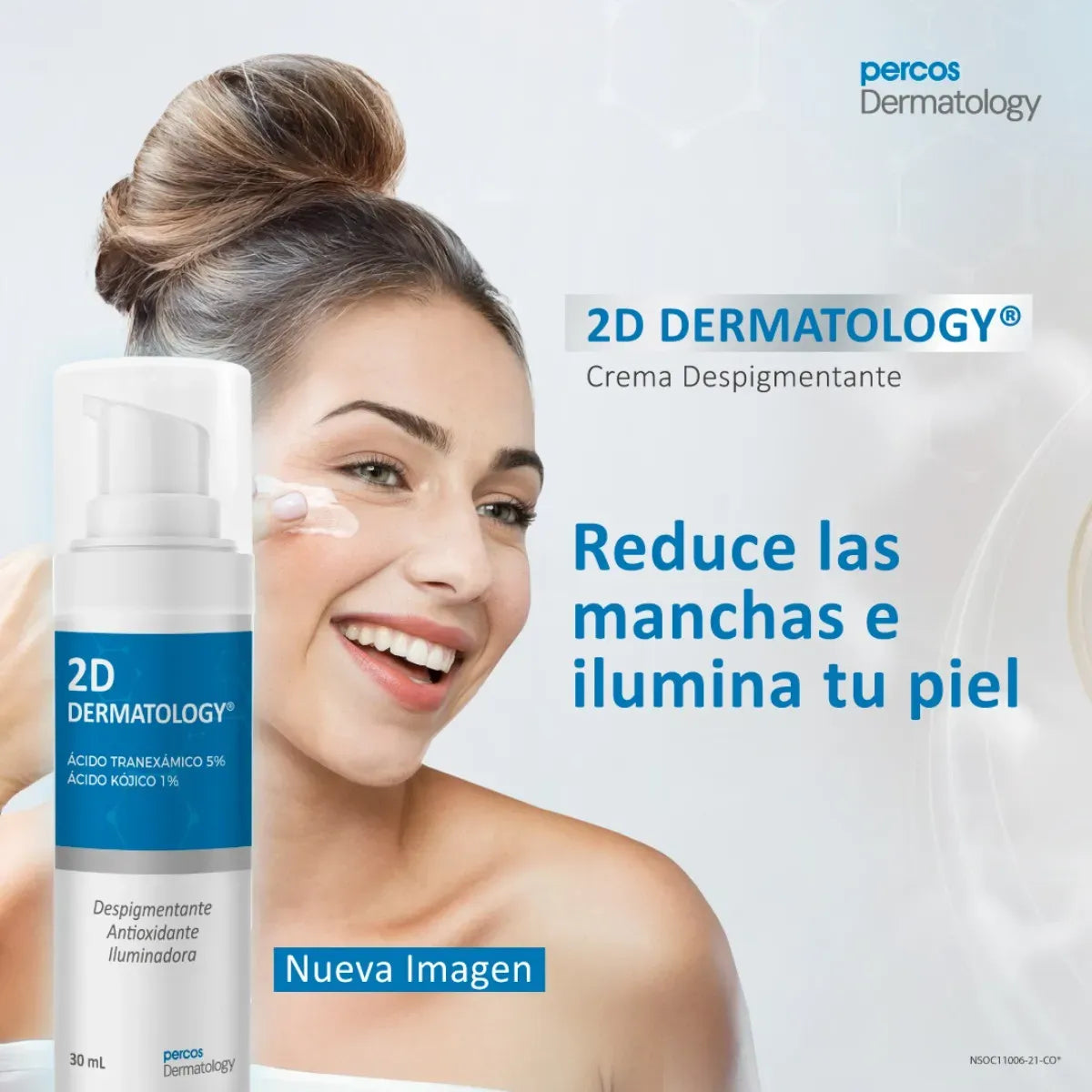 Percos MD 2D Dermatology Crema Despigmentante x 30ml