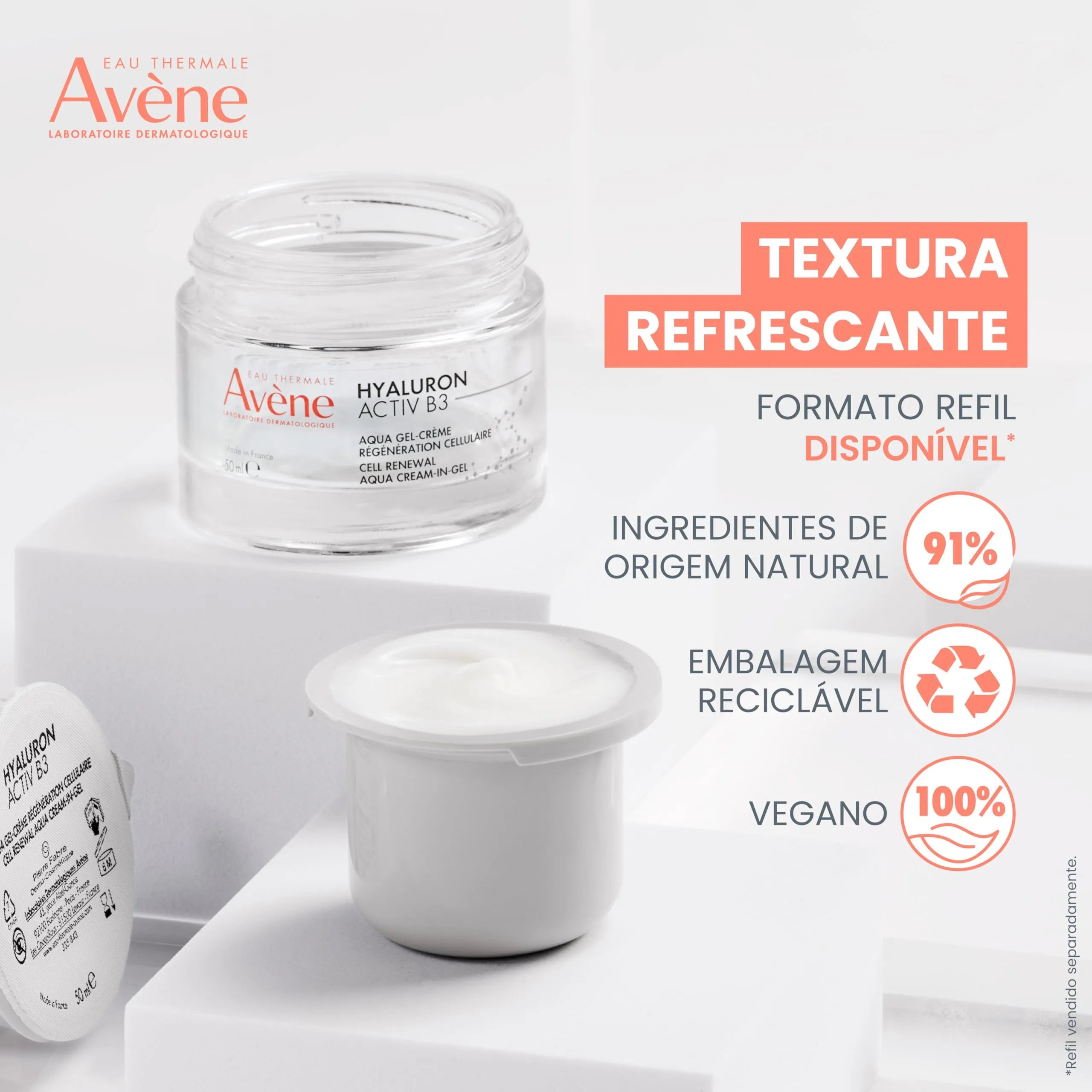 Avene Hyaluron Activ B3 Aqua-Gel Crema Regeneradora x50ml