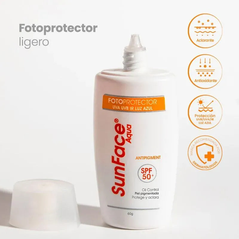 Pharmaderm Sunface Agua Antipigment SPF 50+
