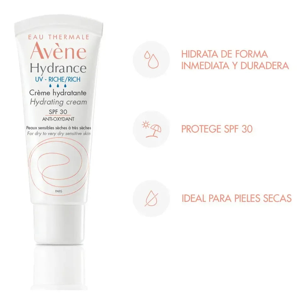 Avene Hydrance UV Crema Hidratante Enriquecida Rich SPF30+ x40ml