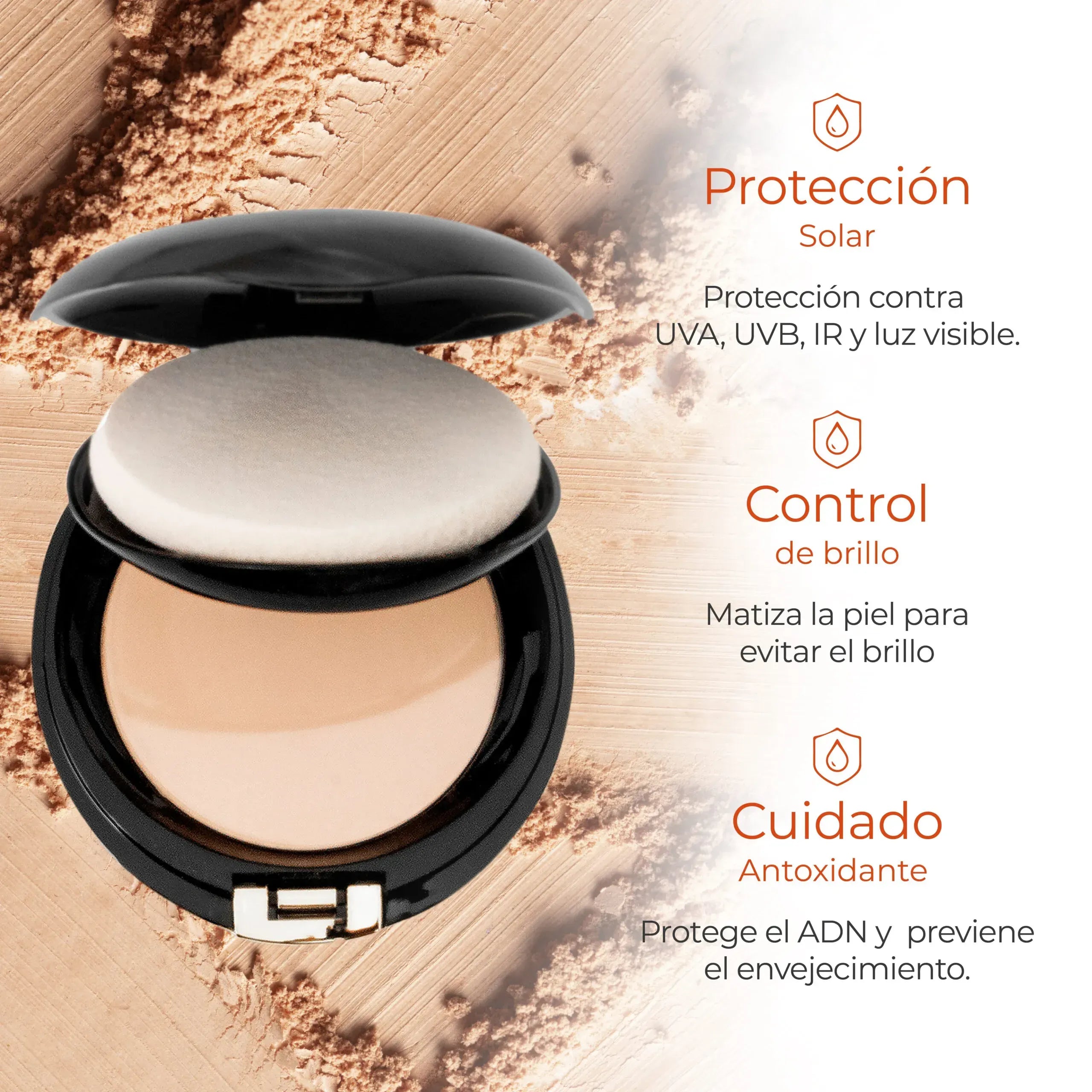 Pharmaderm Sunstop Polvos Trigueños SPF 30 x10g