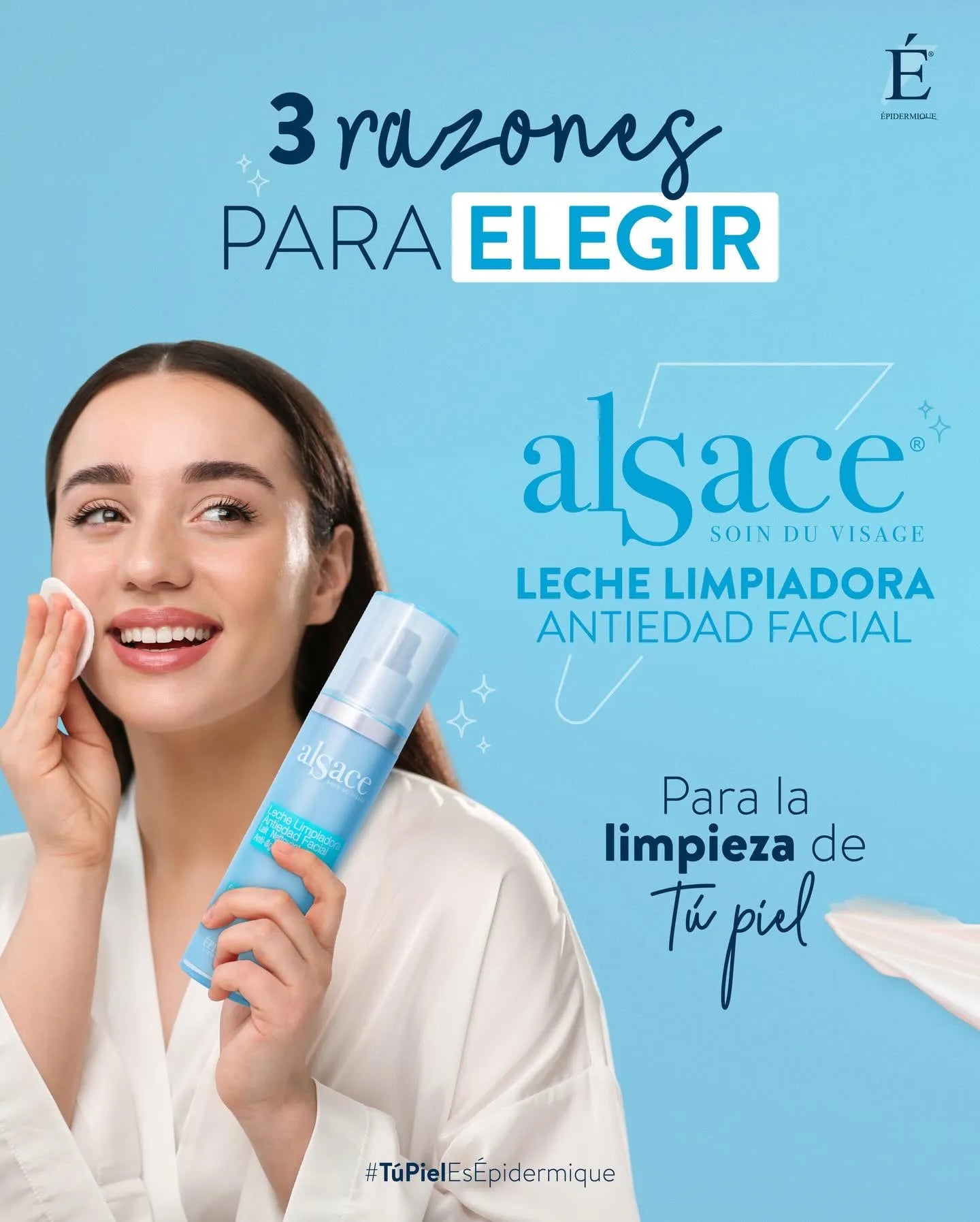 Epidermique Alsace Leche Limpiadora Antiedad Facial x120ml