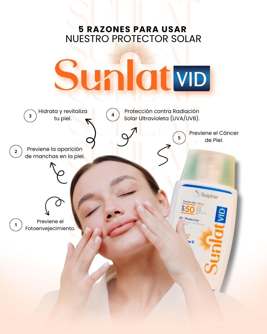 Suiphar Sunlat Vid Protector Solar Gel Ligero X 50ML