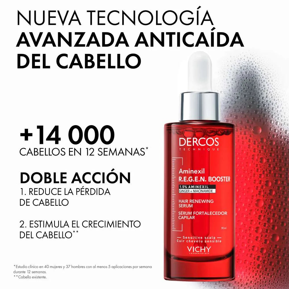 Dercos Aminexil R.E.G.E.N Booster Serum Fortalecedor Capilar X90ml
