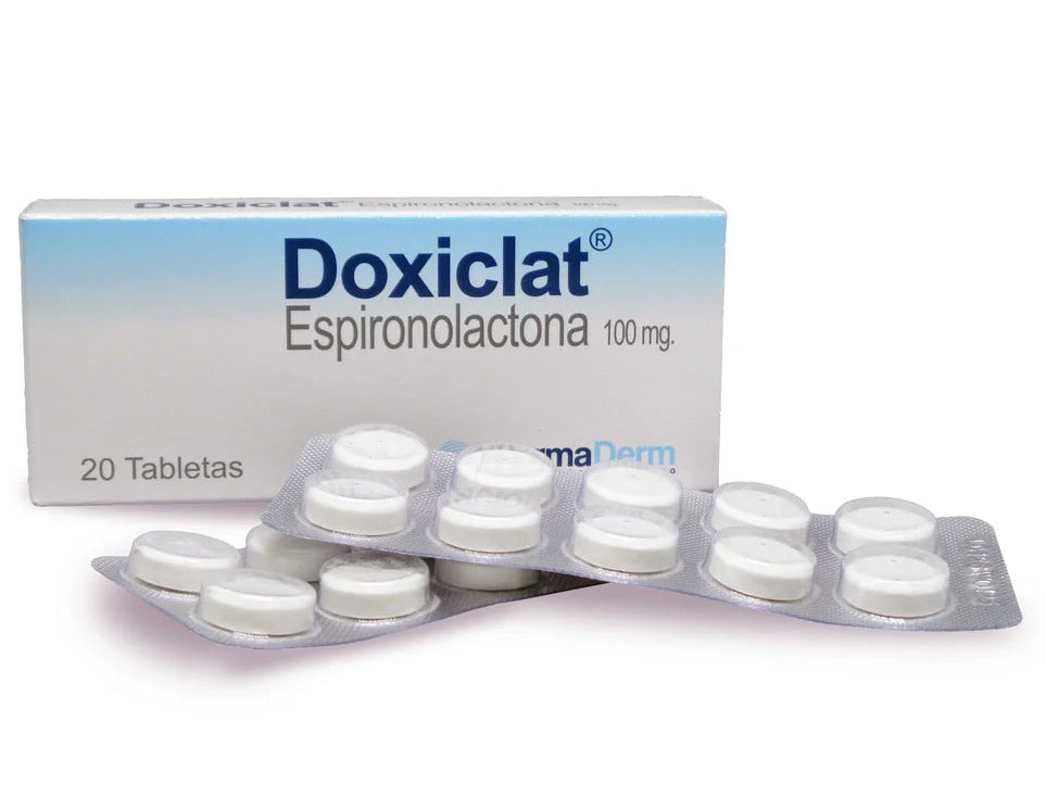 Pharmaderm Doxiclat x20 Tabletas (Espironolactona 100 mg)