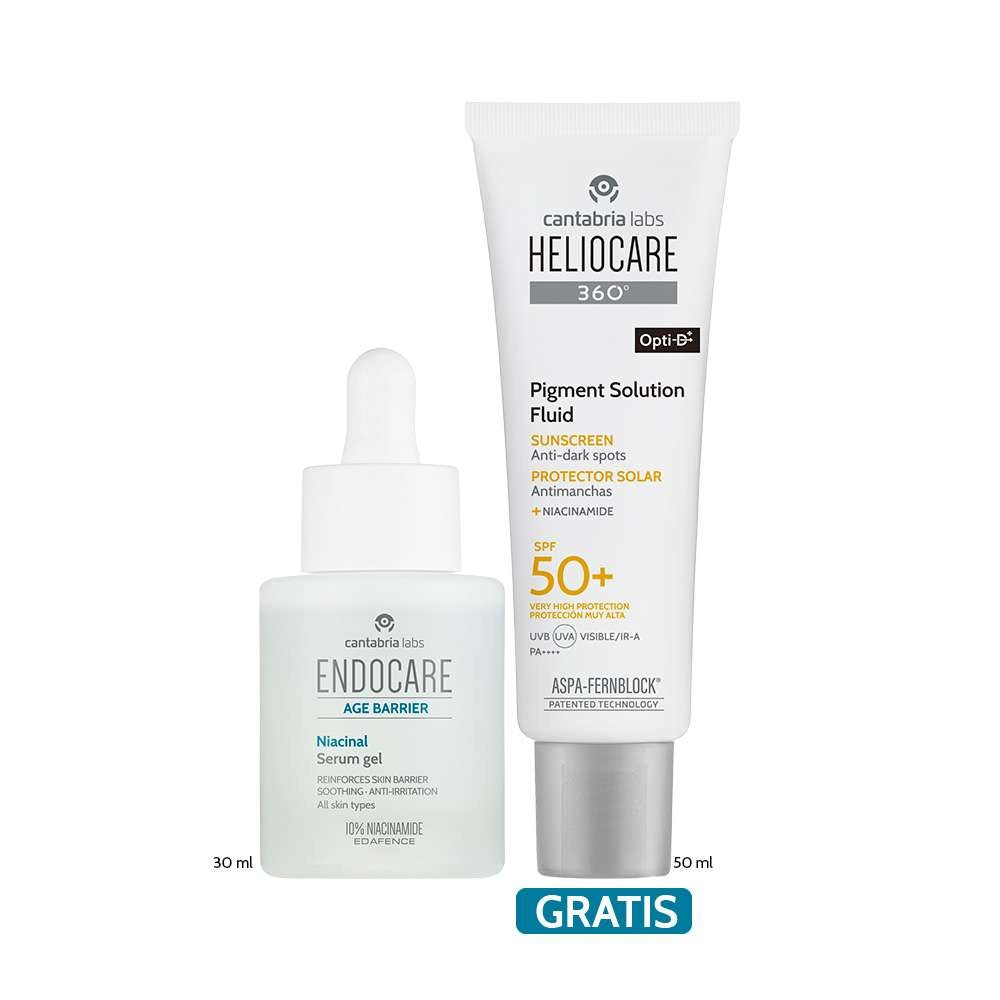 KIT ENDOCARE Barrier Niacinal Serum + Heliocare 360° Pigment