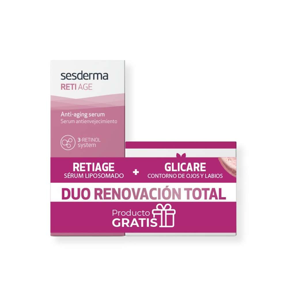 SESDERMA Kit Reti-Age Serum + Glicare Contorno De Ojos Y Labios