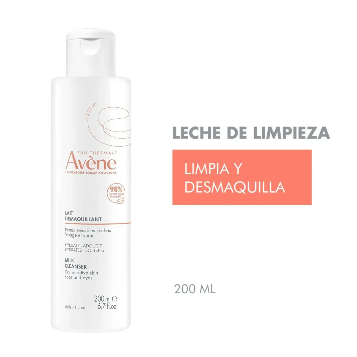 Avene Leche Desmaquillante x200ml