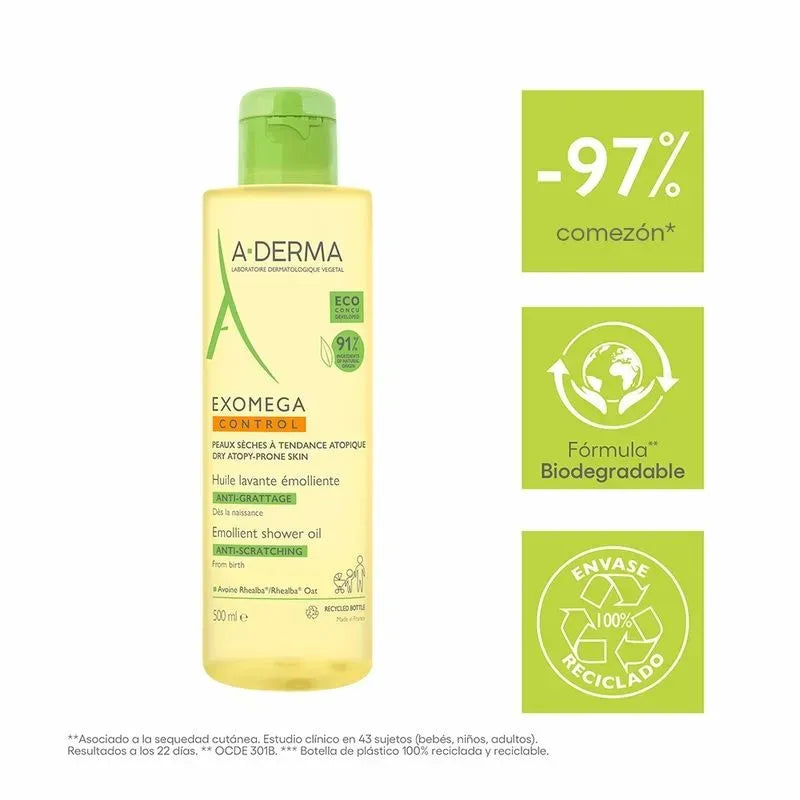 A-Derma  Exomega Aceite de Ducha x500ml