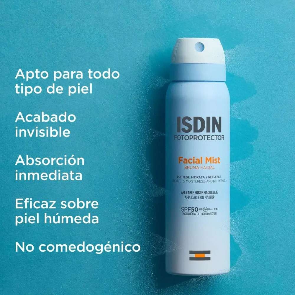 ISDIN Fotoprotector Facial Mist Spf50 x100 ml Hay existencias