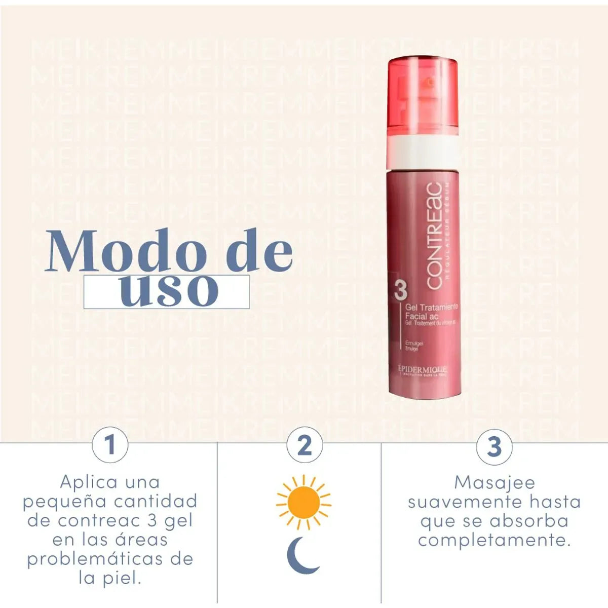 Epidermique Contreac 3 Gel Tratamiento Facial AC x60ml