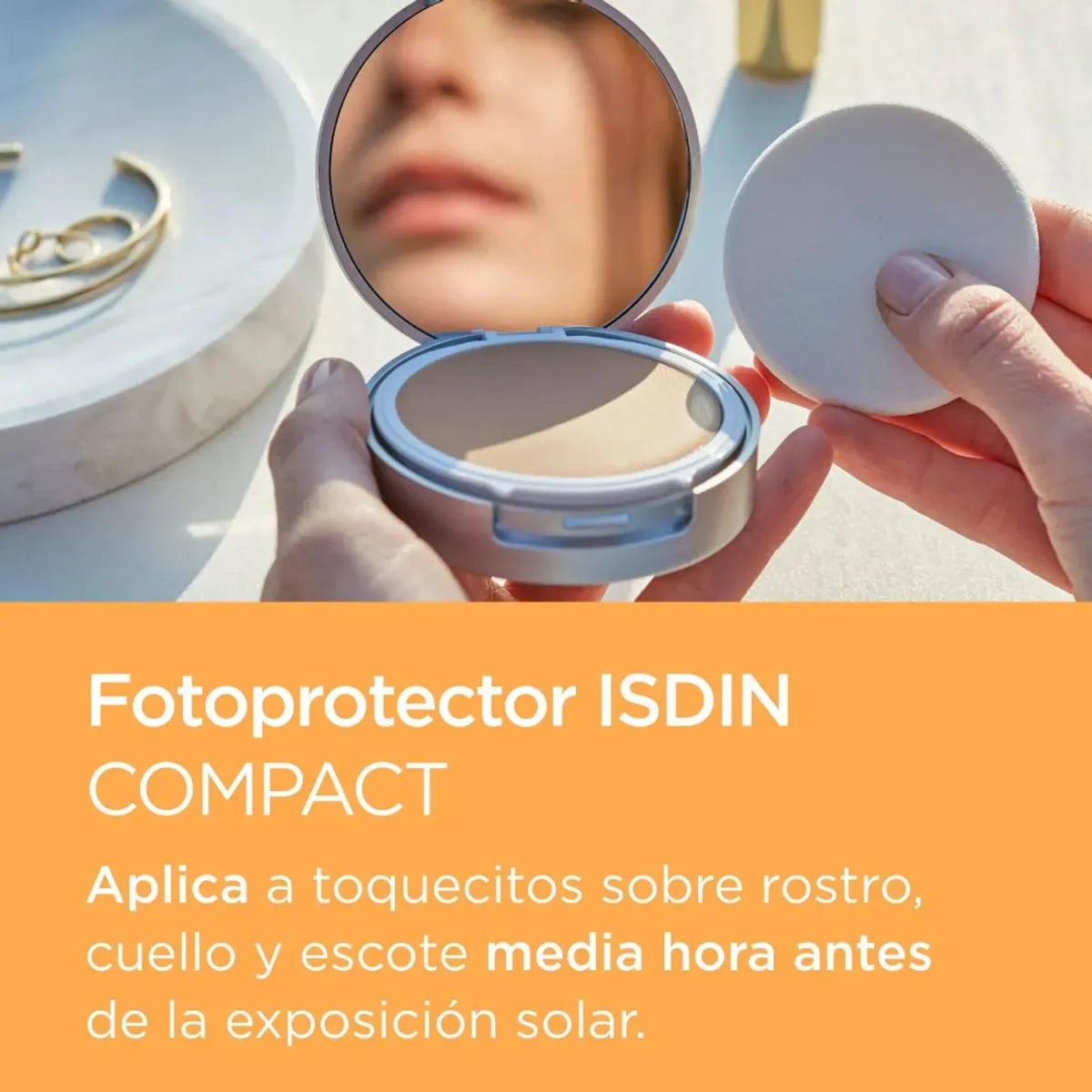Isdin Fotoprotector Compacto Spf 50+ Tono Bronce X10 Gr - Outlet