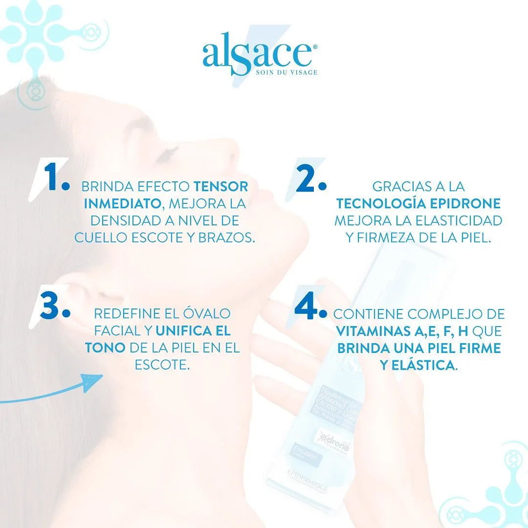 Epidermique Alsace Reafirmante Antiedad Cuello, Escote y Brazos x60ml
