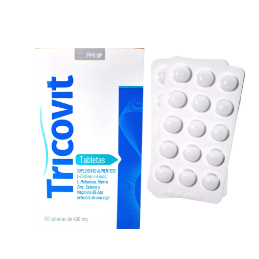 Suiphar Tricovit 400MG X 60 Tabletas