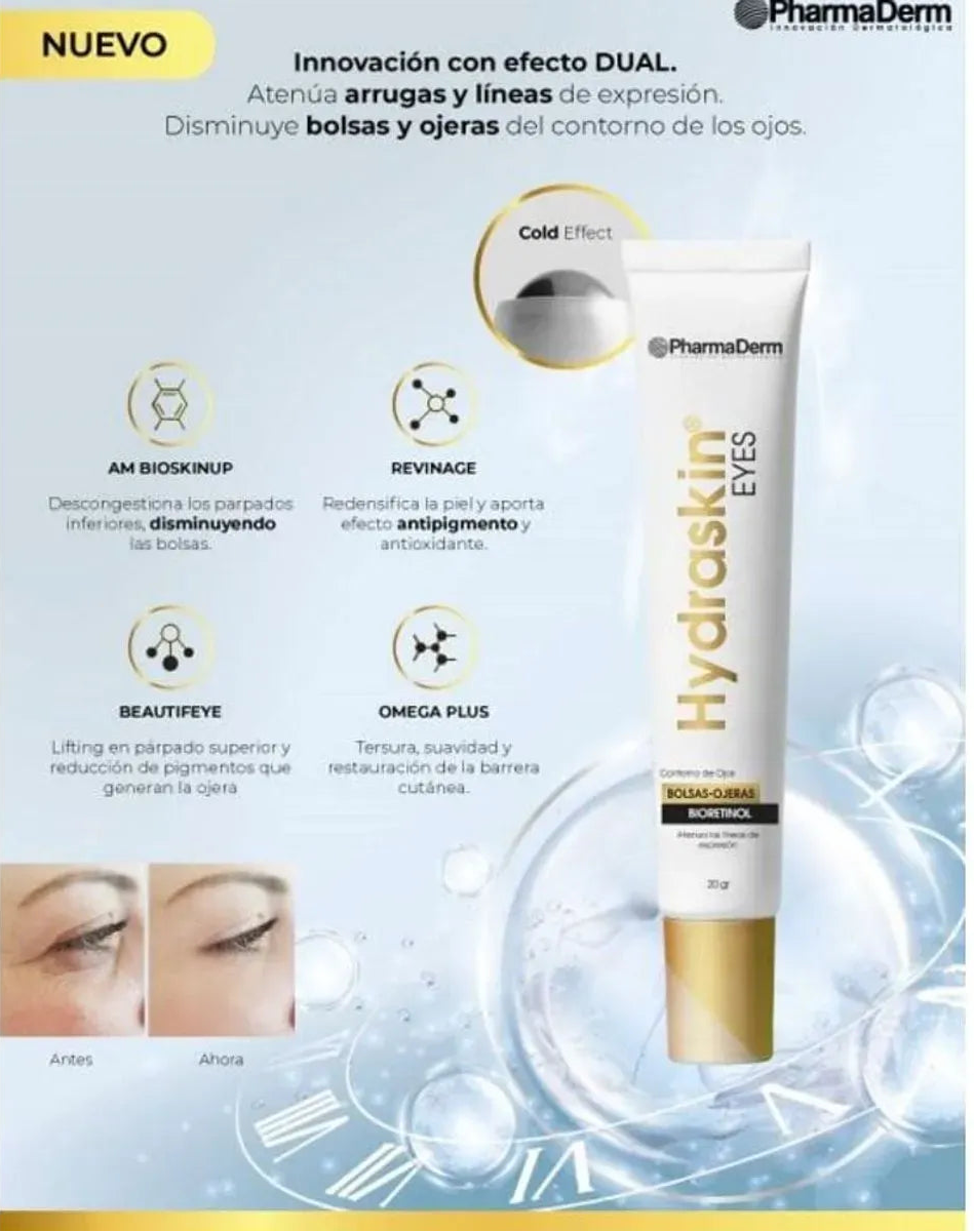 Pharmaderm Hydraskin Eyes Contorno de Ojos x20gr