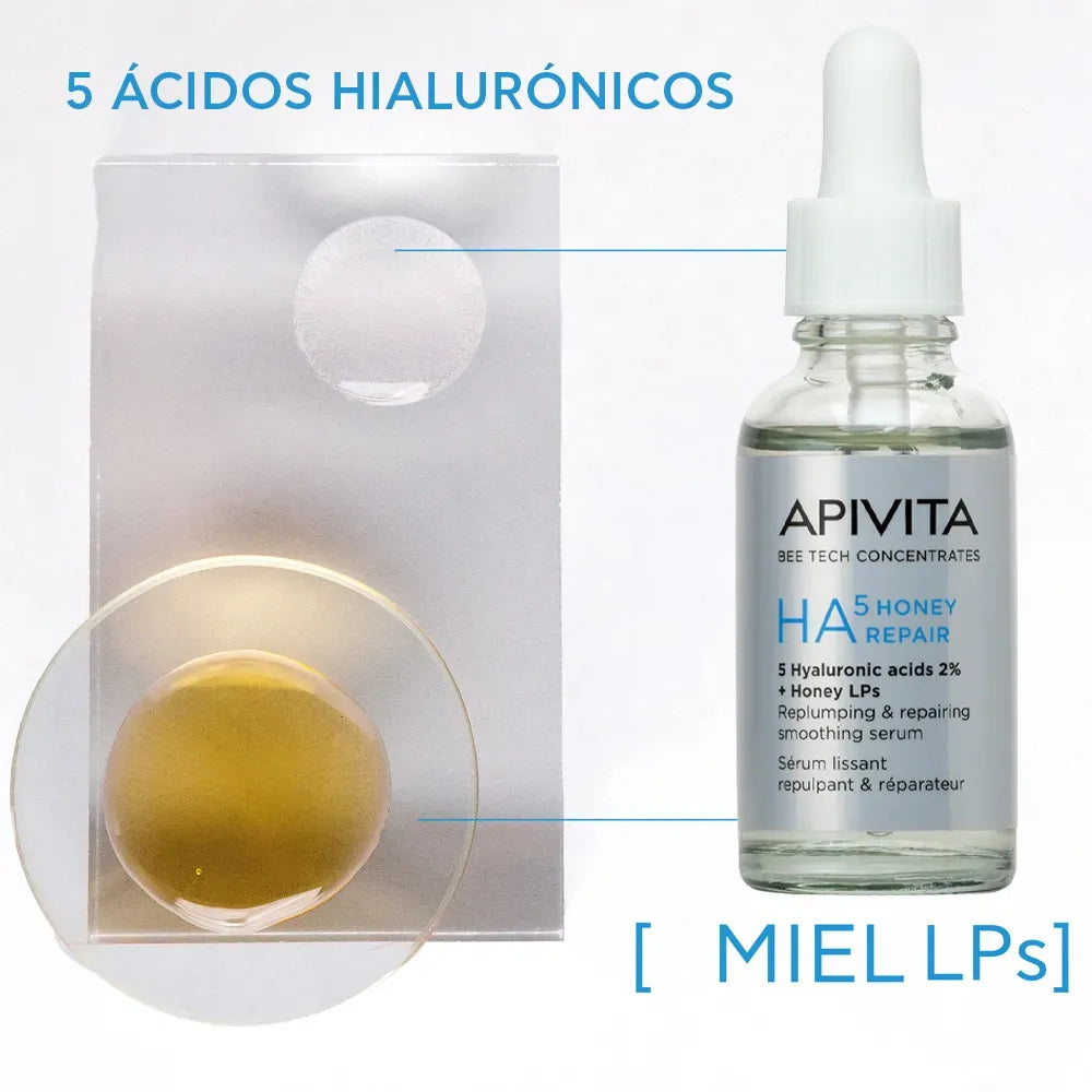 Apivita Kit Reparación e Hidratación para Mamá (HA5Honey Repair-Black Detox-Aqua Beelicious)
