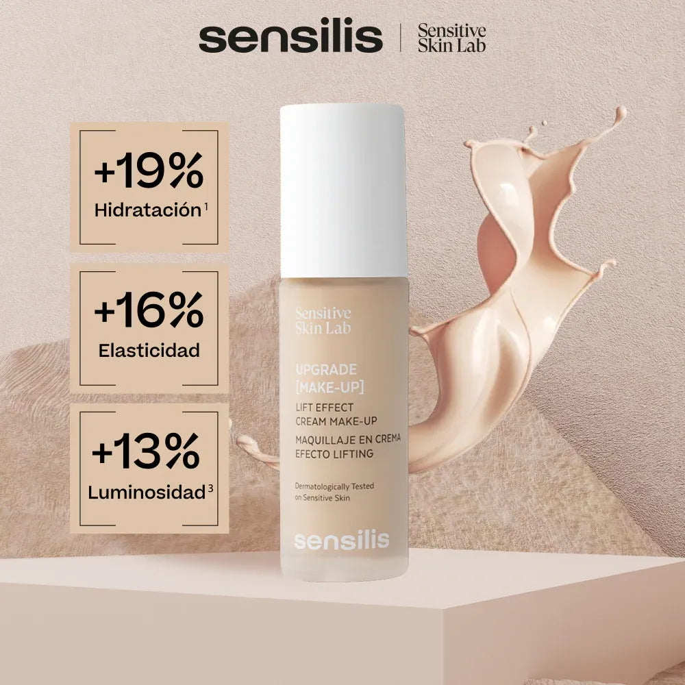 Sensilis Upgrade Base de Maquillaje Tono Miel Rosa x30ml