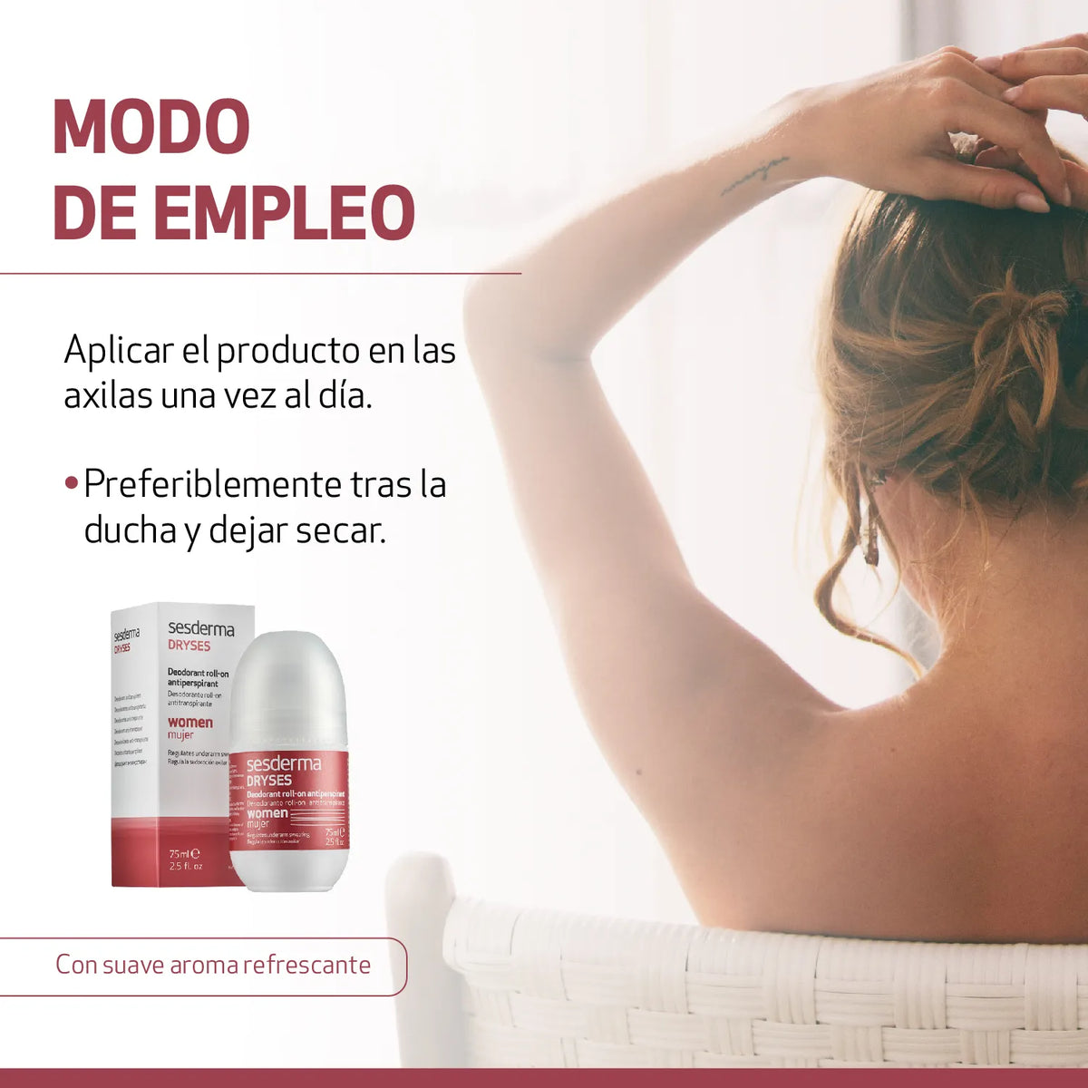 Sesderma Dryses Desodorante Roll On Mujer x75ml
