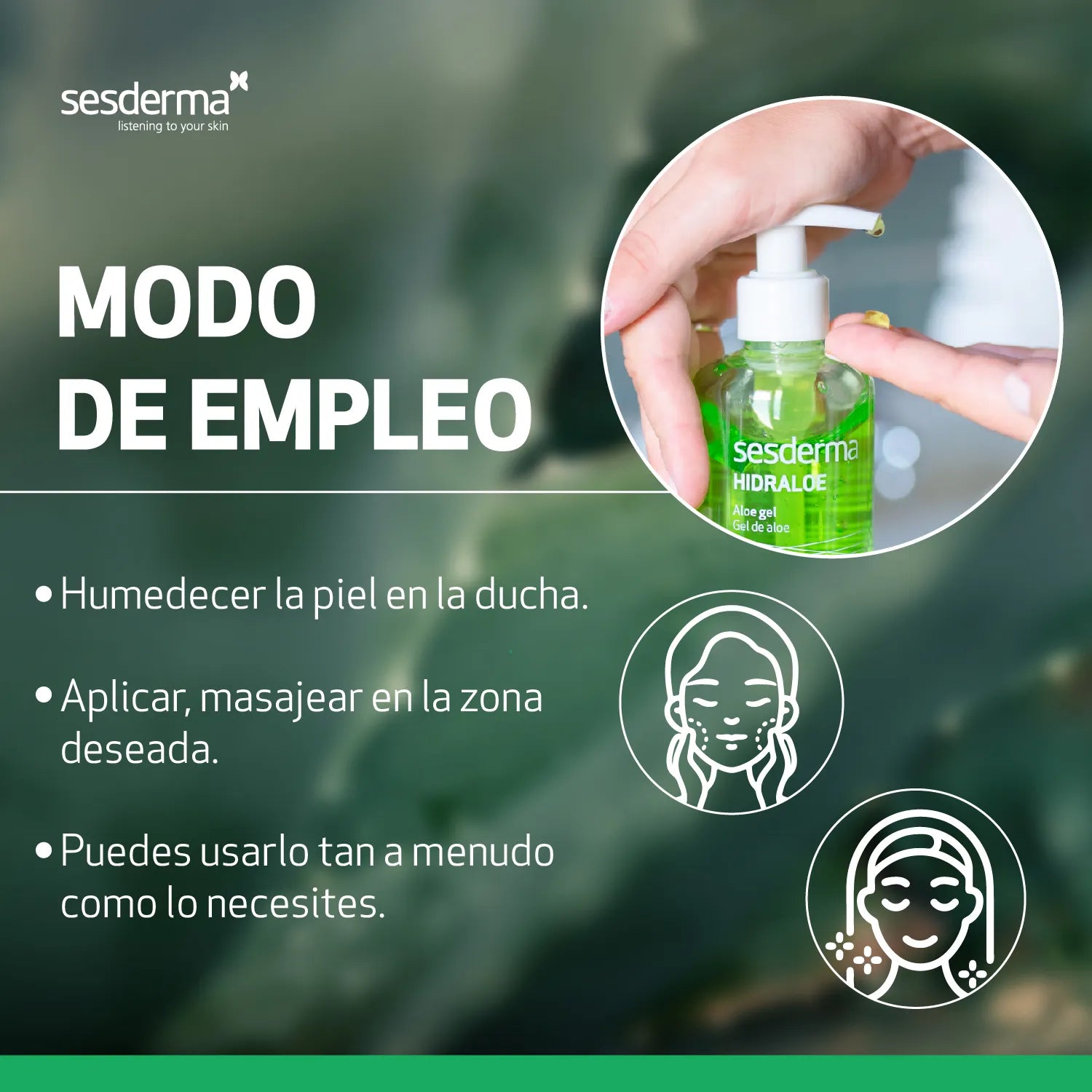 Sesderma Hidraloe Gel De Aloe x250ml