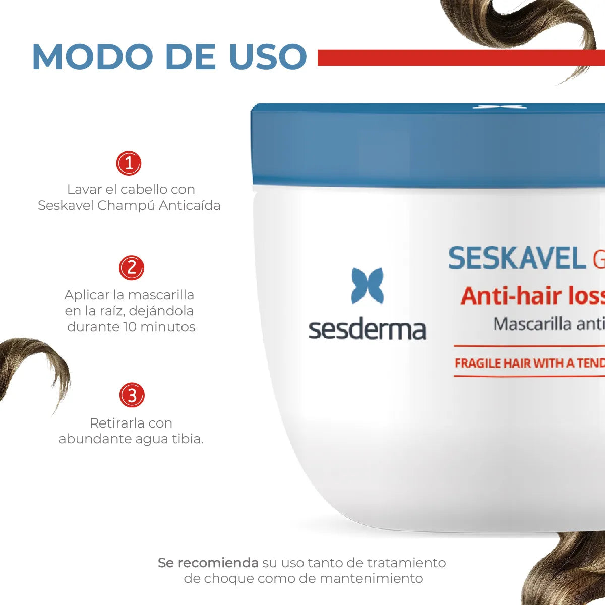 Sesderma Seskavel Mascarilla Anticaída x250ml