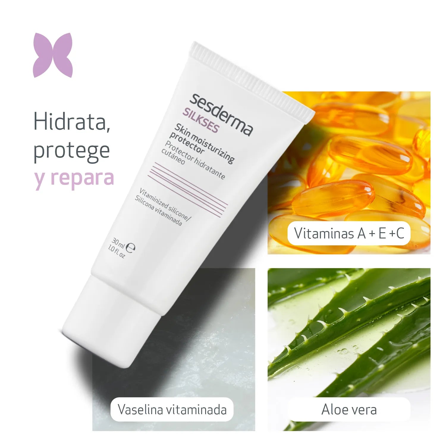 Sesderma Silkses Protector Hidratante Cutáneo x30ml