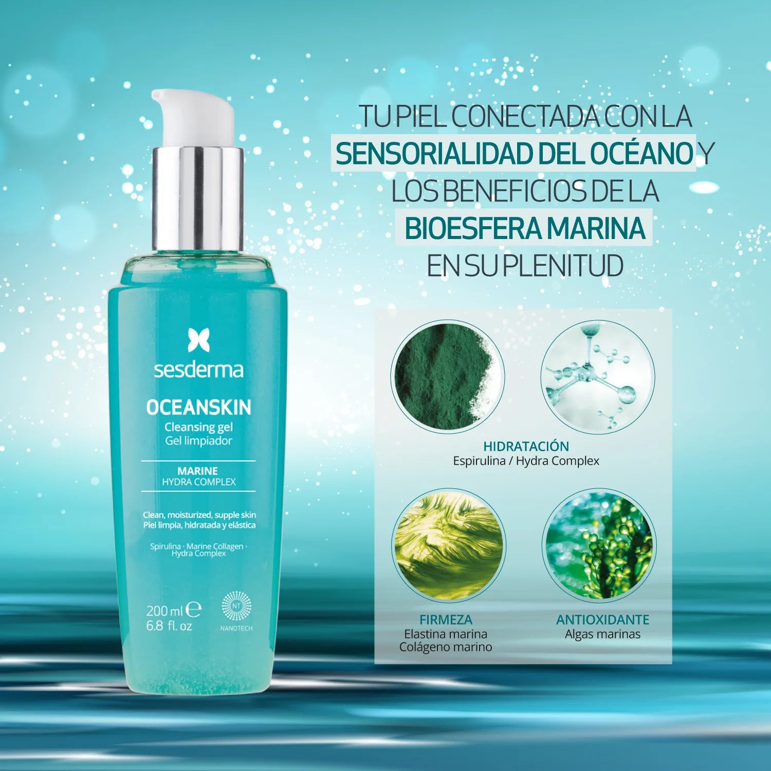 Sesderma Oceanskin Gel Limpiador x200ml