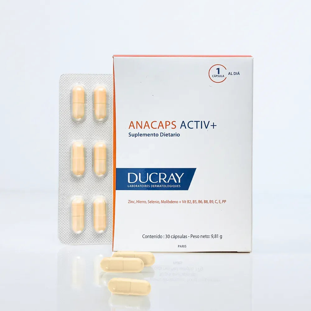 Ducray Anacaps Activ+ X 30 Capsulas