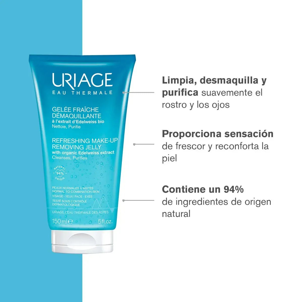 Uriage Gel Desmaquillante Refrescante x150ml