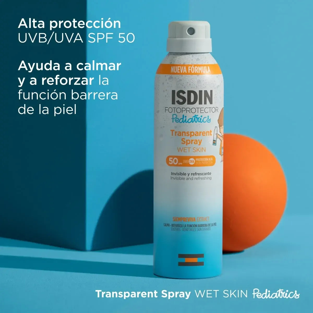 Isdin Fotoprotector Transparent Spray Wet Skin Pediatrics SPF50+ x250ml