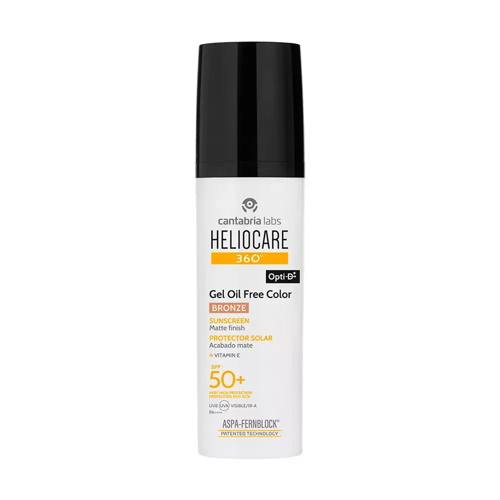 Heliocare 360° Fotoprotector Gel Oil Free Color Bronze SPF50+ x50ml