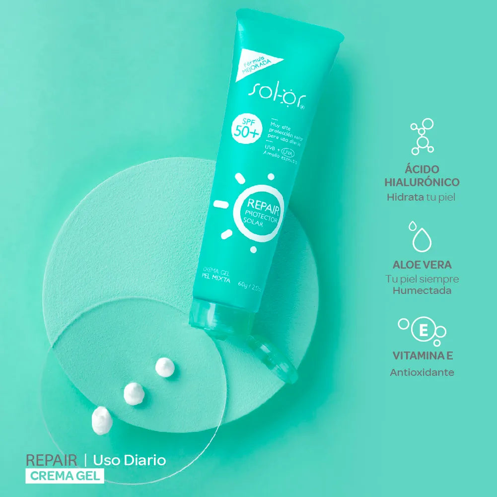 Quifarma Solor Crema-Gel Repair SPF 50+ x100Gr