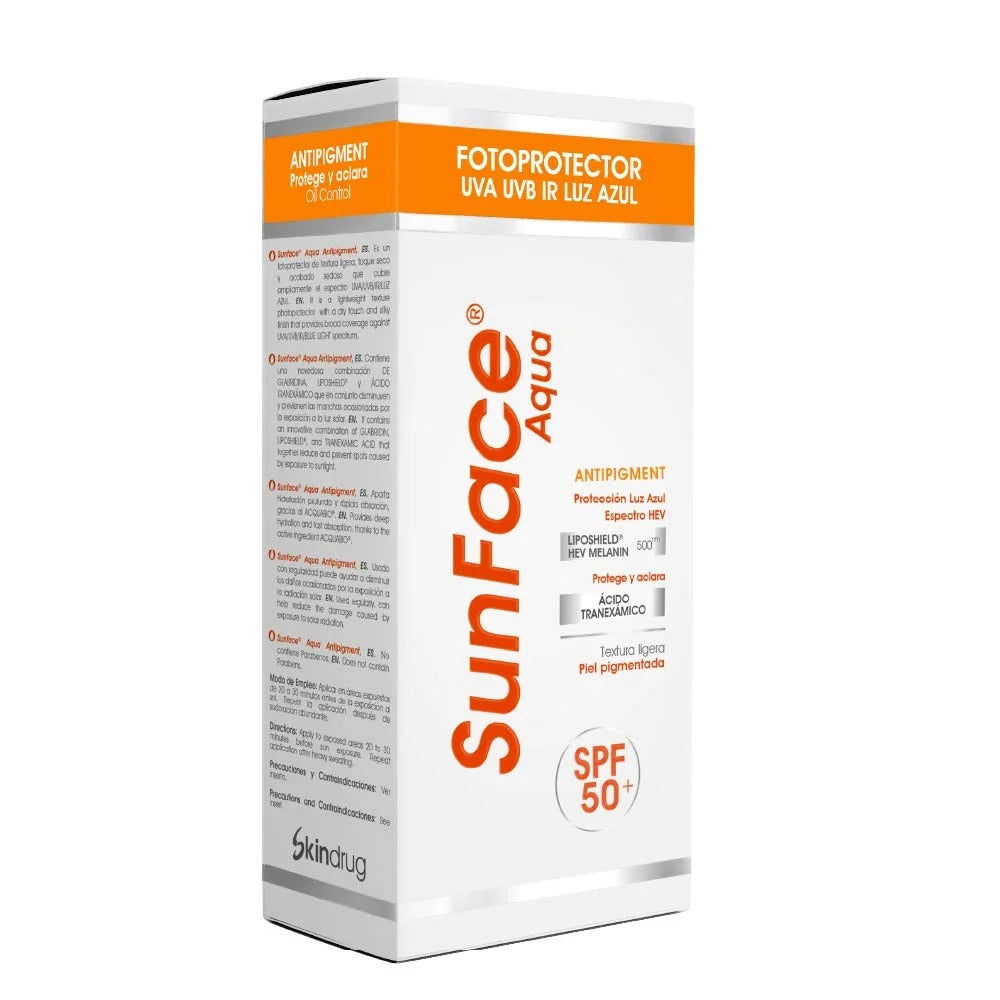 Pharmaderm Sunface Agua Antipigment SPF 50+