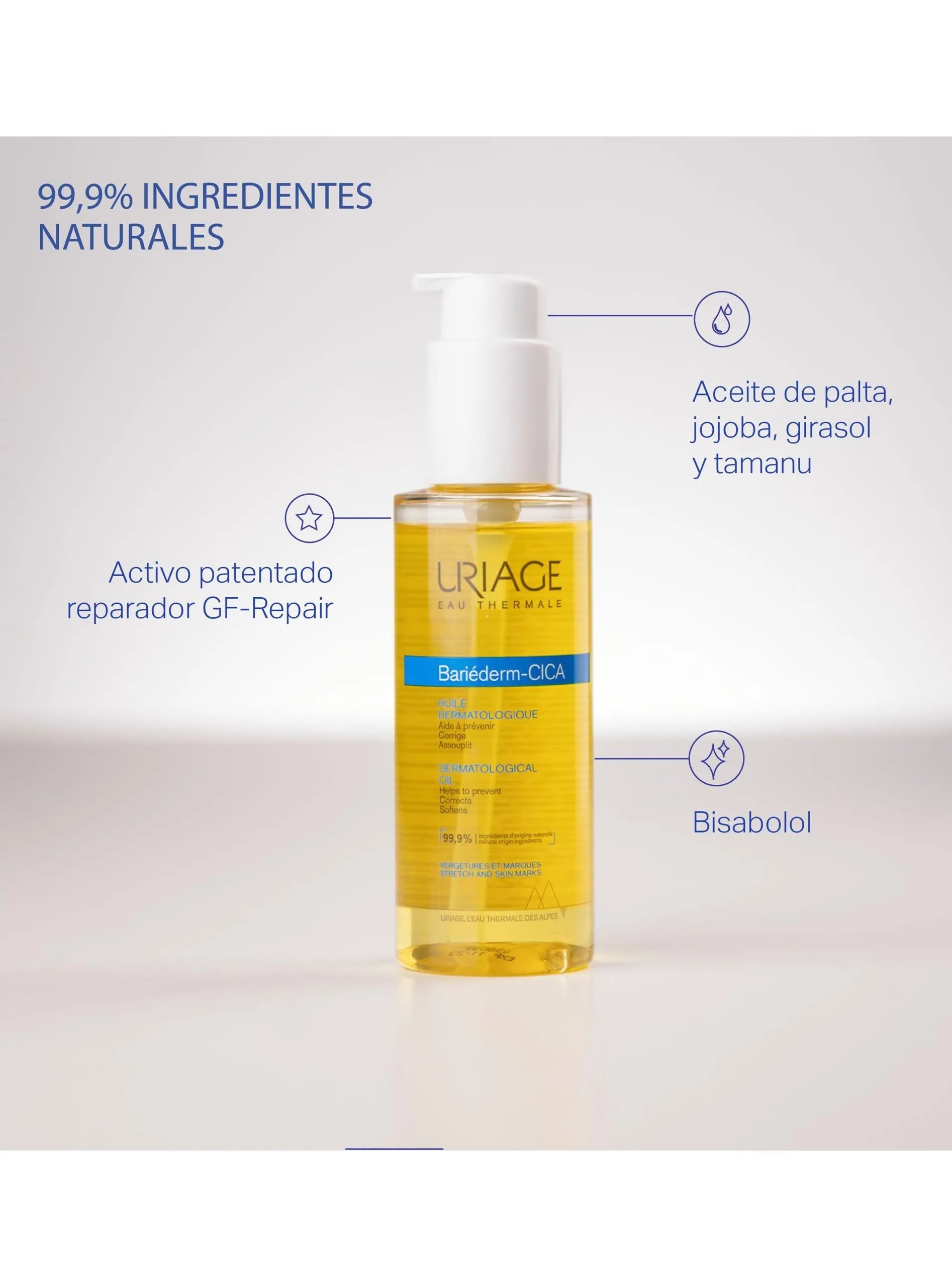 Uriage Baridérm Cica-Oil Dermatológico x100ml