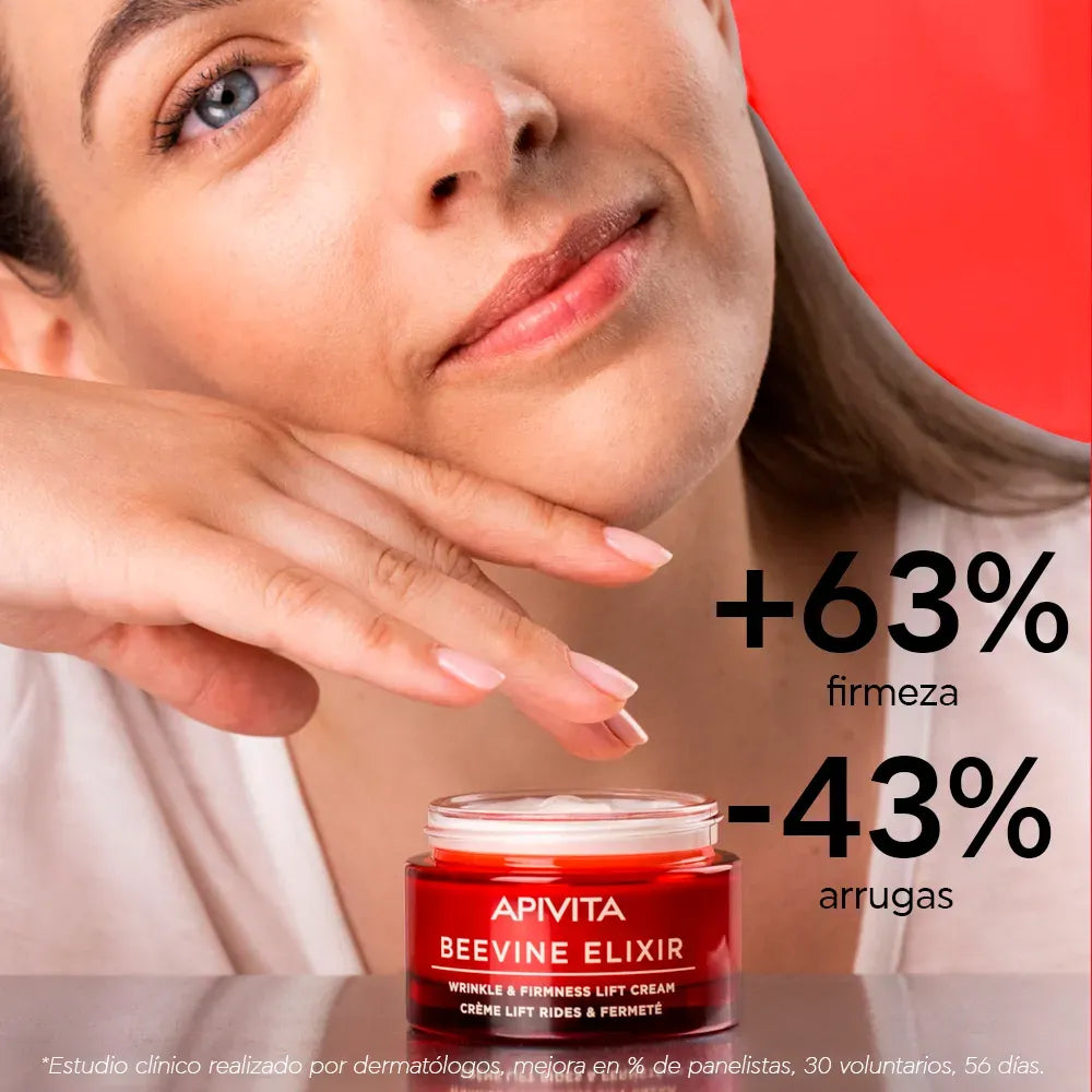 Apivita Beevine Elixir Wrinkle y Firmness Lift Cream Texture x50ml