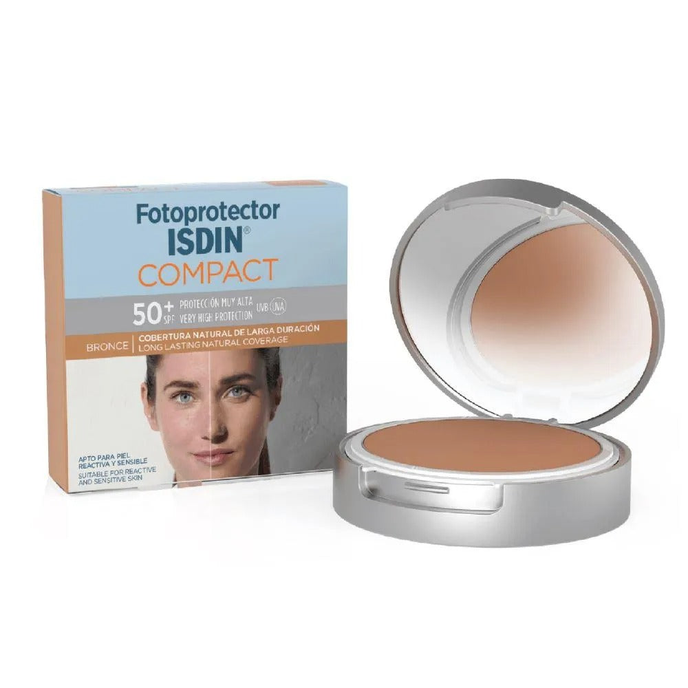 Isdin Fotoprotector Compacto Spf 50+ Tono Bronce X10 Gr - Outlet