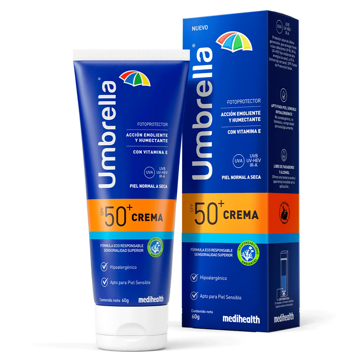 Medihealth Umbrella Crema SPF50+ x60g