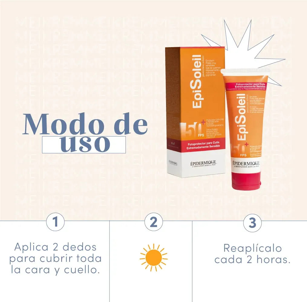 Epidermique Episoleil Fotoprotector Cutis Sensible SPF50+ x70g