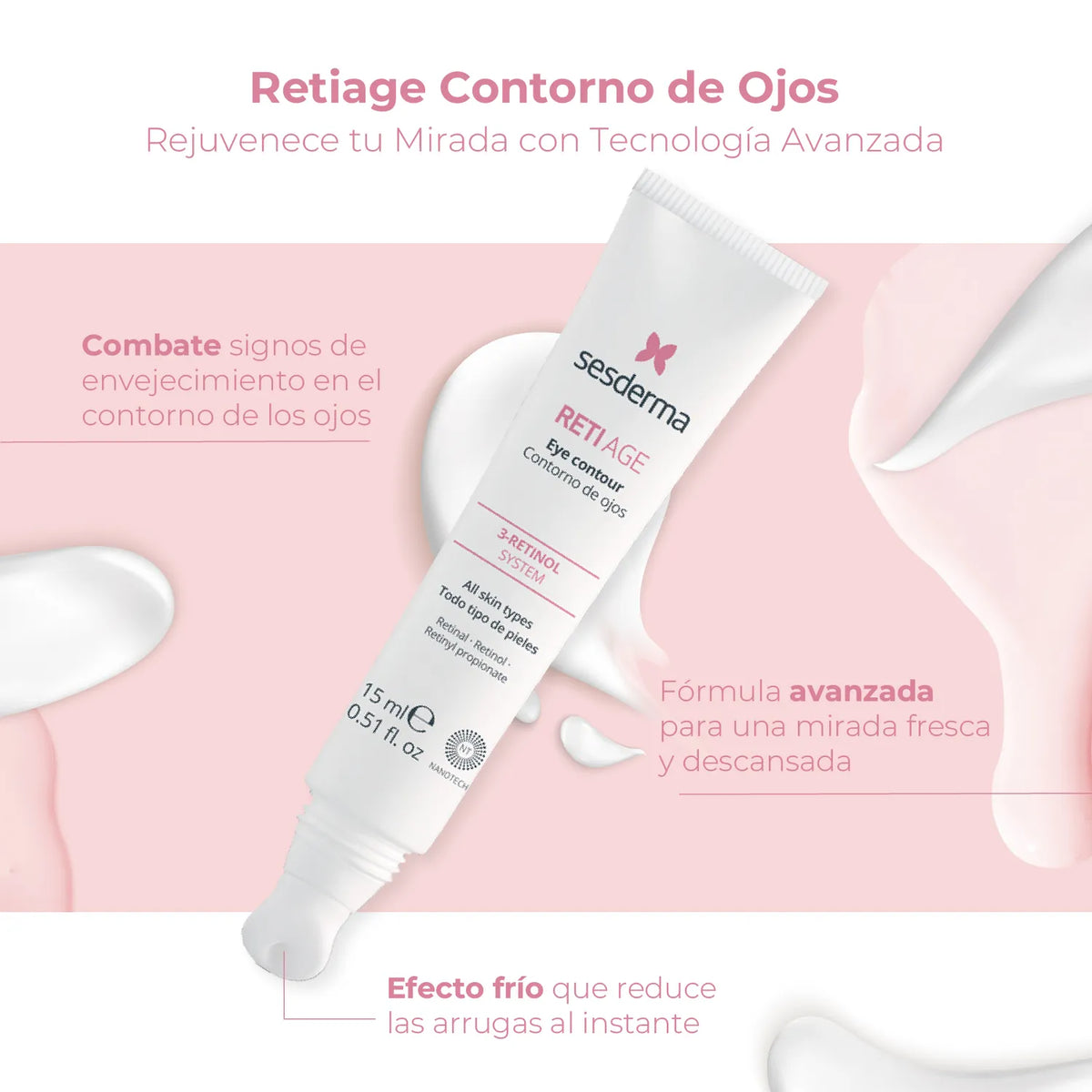 Reti File Sesderma Reti Age Gel Contorno de Ojos x15ml – Tienda Piel