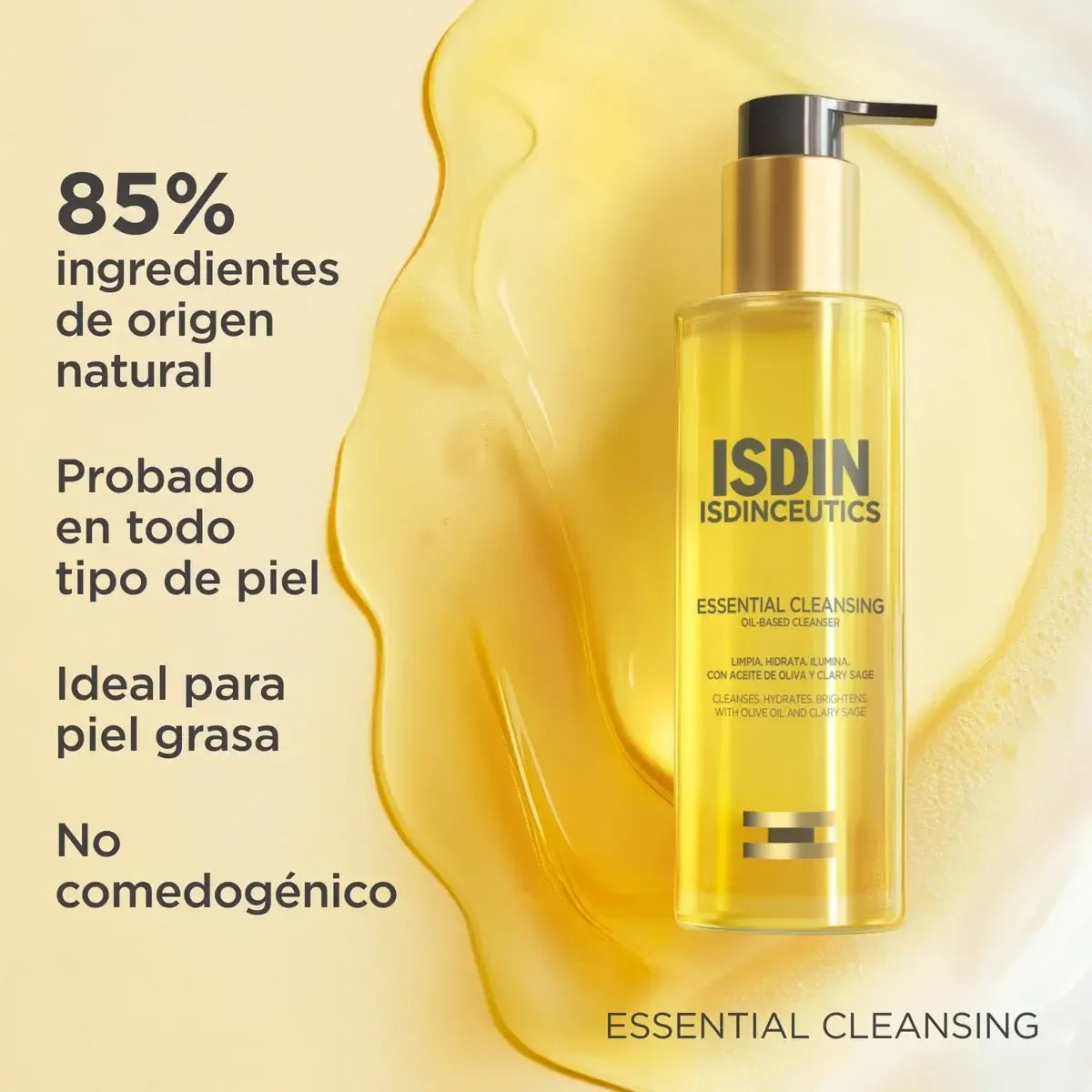 Isdinceutics Essential Cleansing Aceite Limpiador Facial x200ml