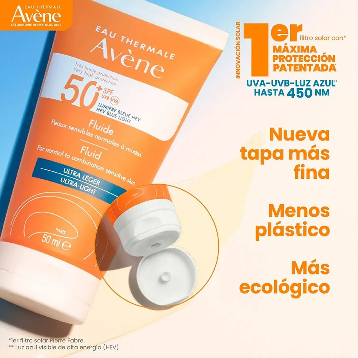Avene Fotoprotector Fluido SPF50+ x50ml