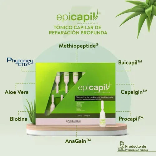 Epidermique Epicapil Tonico Capilar Reparacion Profunda x15 Ampollas