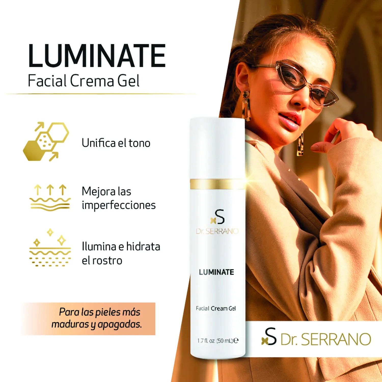 Dr Serrano Luminate Crema Gel Aclarante x50ml