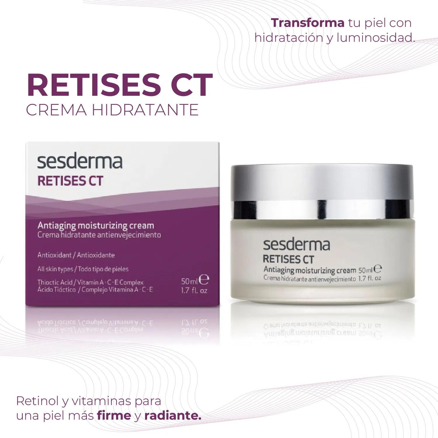 Sesderma Retises CT Crema Hidratante x50ml