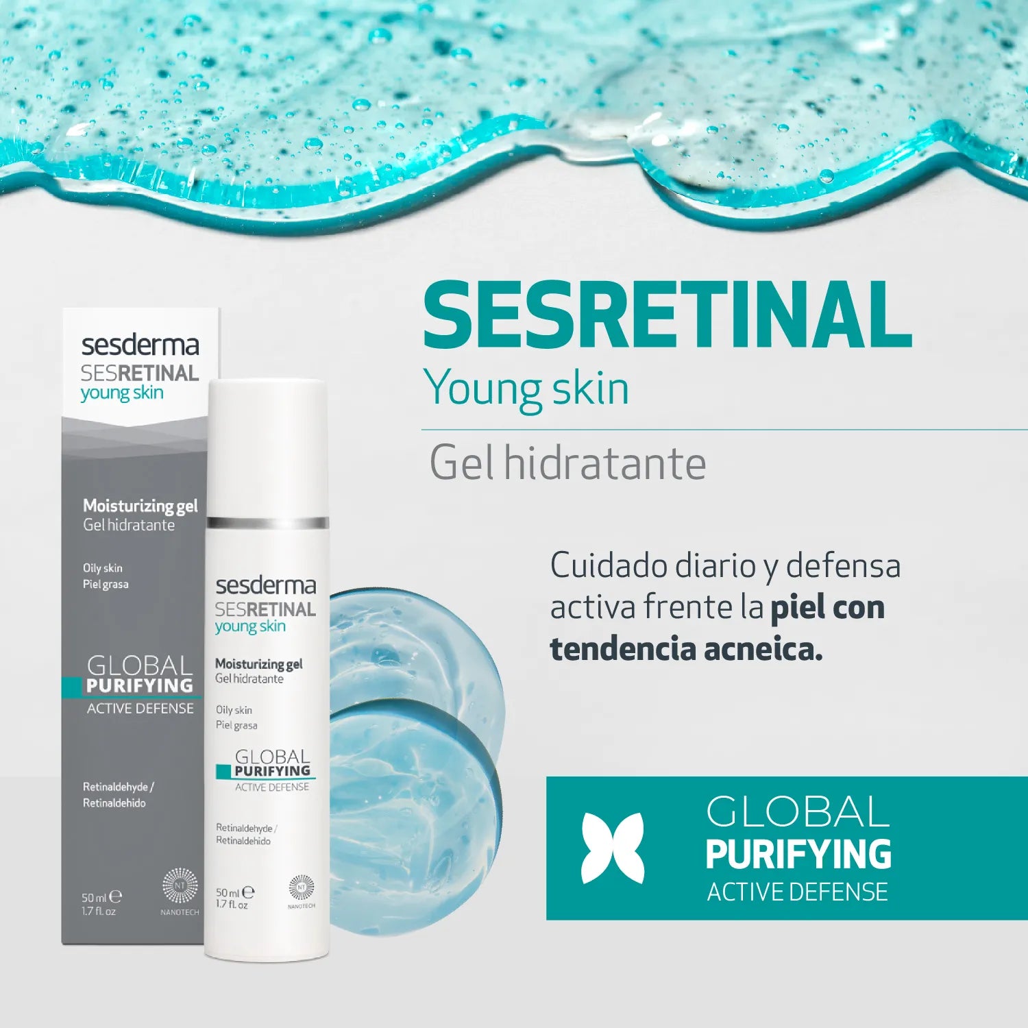 Sesderma Sesretinal Young Skin Gel Hidratante x50ml