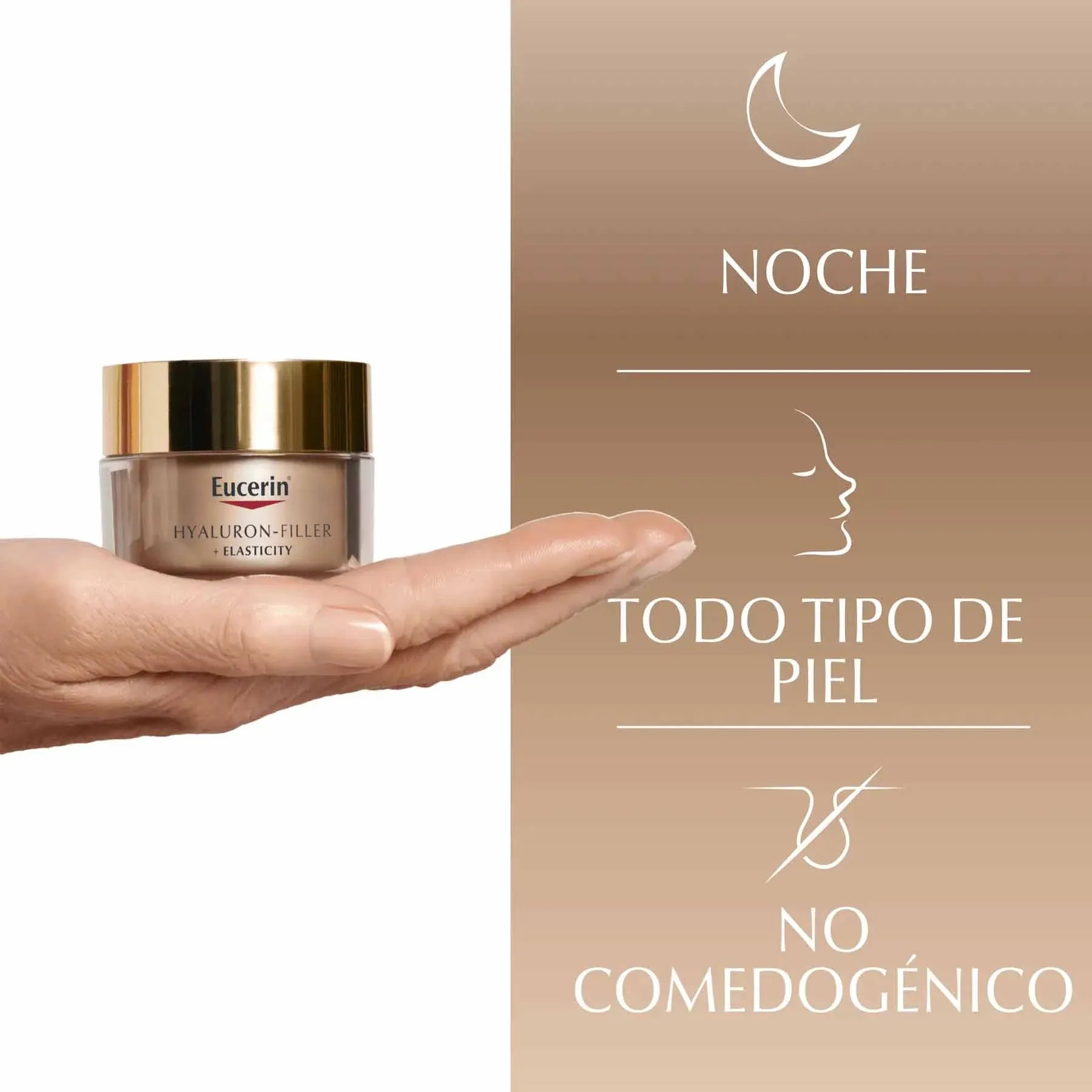 Eucerin Hyaluron Filler Elasticy Crema Noche x 50ML - Outlet