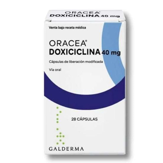 Galderma Oracea Doxiciclina x28 Cápsulas x40mg