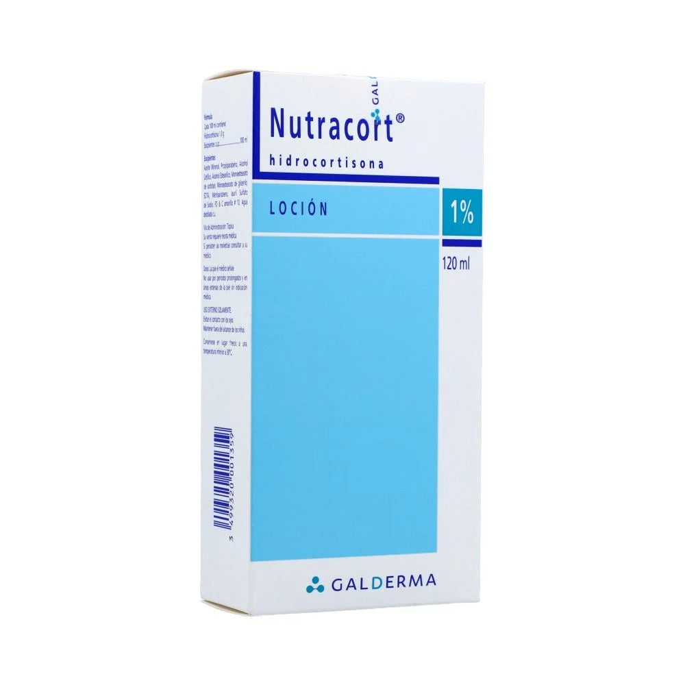 Galderma Nutracort Loción (Hidrocortisona 1%) x120ml
