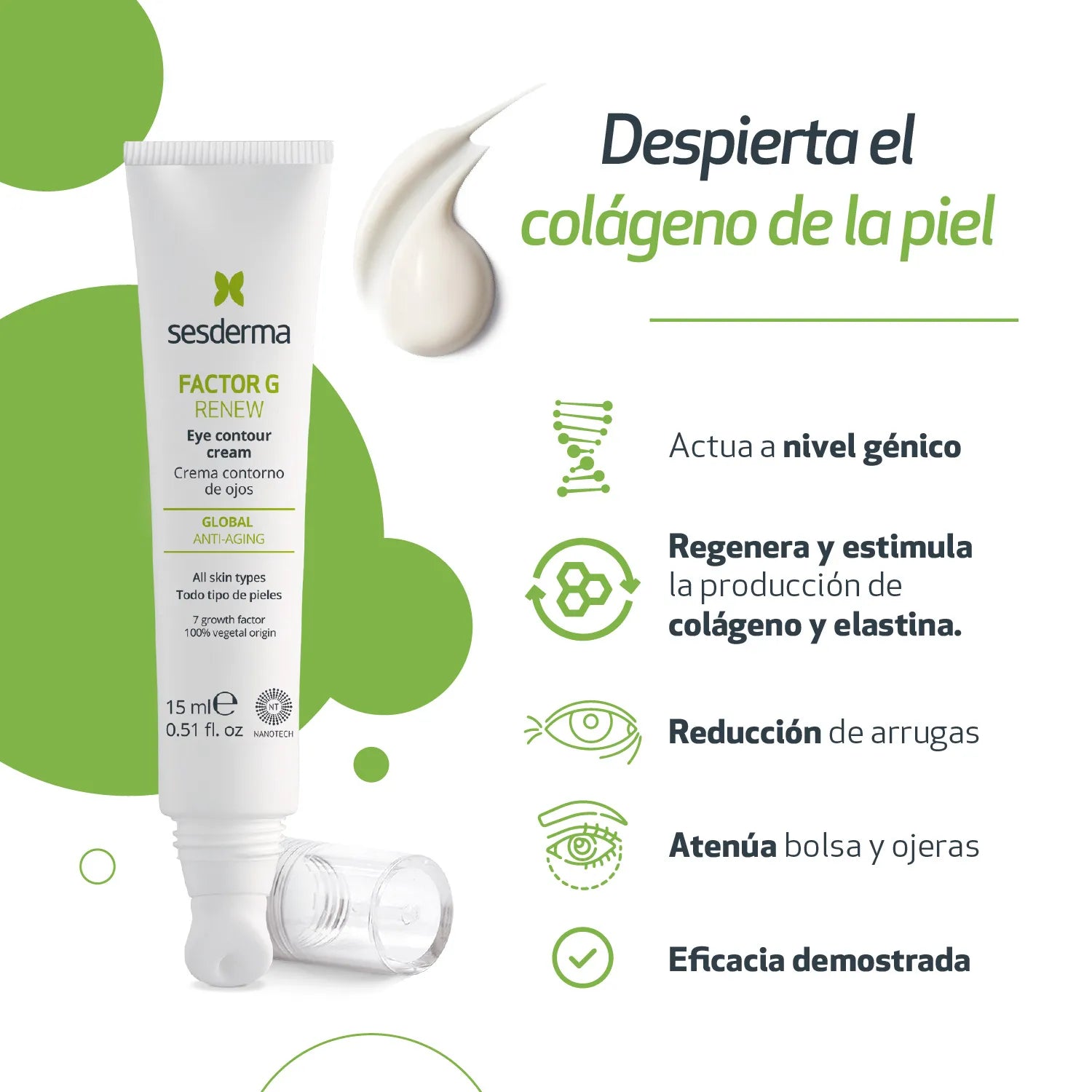 Sesderma Factor G Renew Contorno De Ojos x15ml