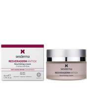 Crema nutritiva antiedad Resveraderm 50ml - envase y caja Sesderma Resveraderm Antiox nutritiva para piel seca y madura